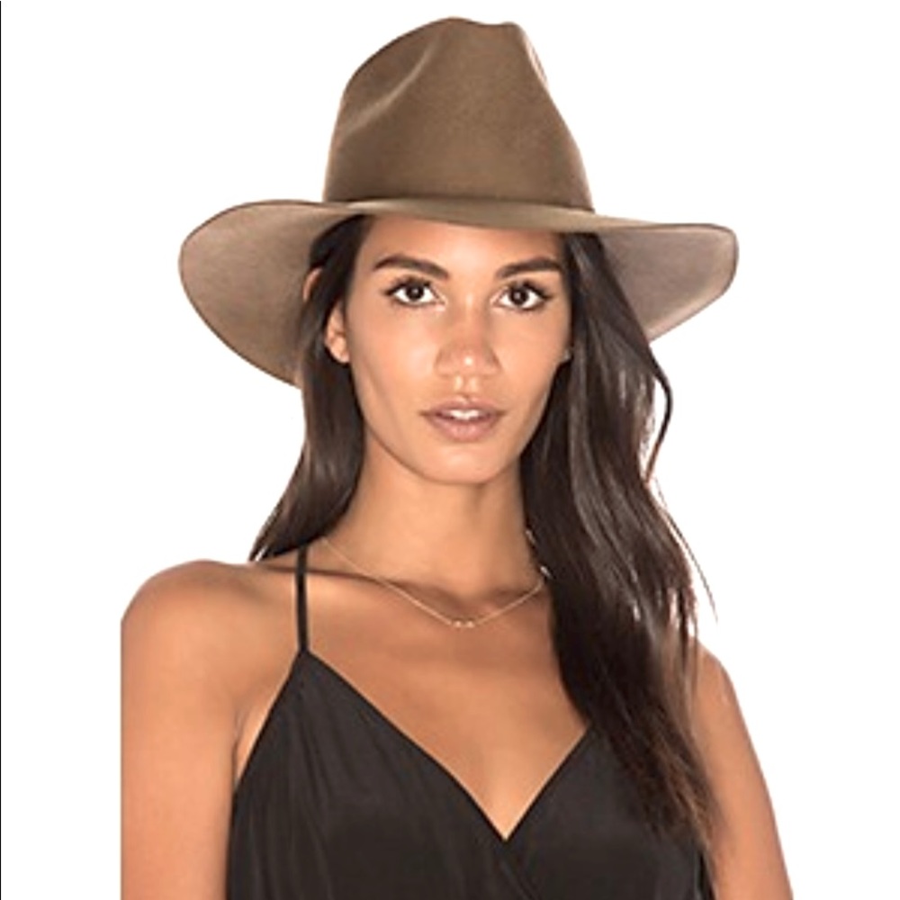 Janessa Leone Riley Fedora Camel